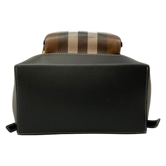 Burberry Backpack Dark Brown Black White main image 6
